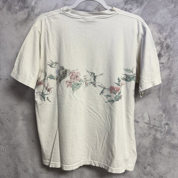 Vintage Northern Reflections T Shirt Medium 21.5x25 Humming Bird Nature 90s Y2K - Picture 4 of 13